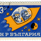 Illustration for article titled Beautiful postage stamps from the Mad Men era celebrate spaceships and progress